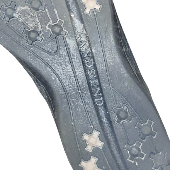 Lands‎ End Brown Mary Jane Flat Shoe Women Size 9.5 - Picture 2 of 4